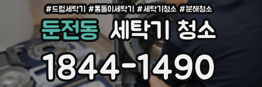 둔전동 세탁기 청소