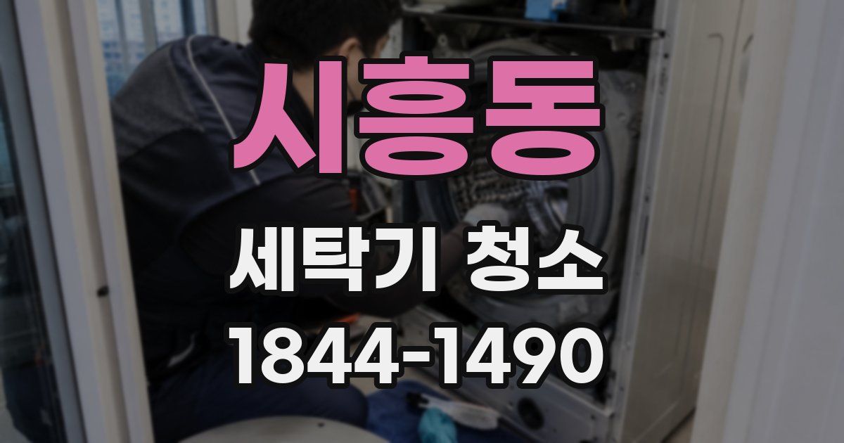 시흥동 세탁기 청소