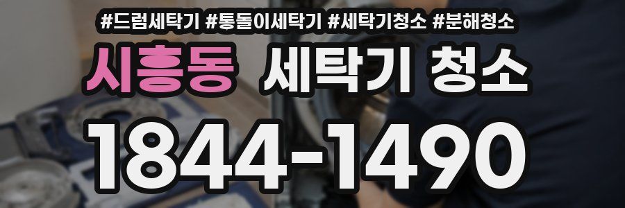 시흥동 세탁기 청소