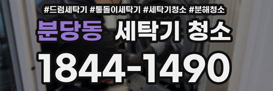 분당동 세탁기 청소
