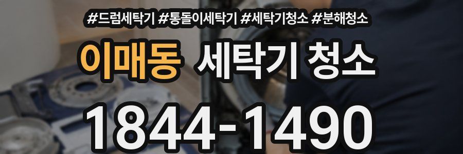 이매동 세탁기 청소
