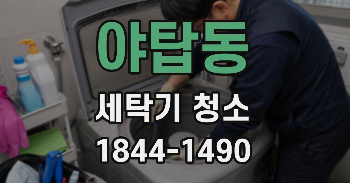 야탑동 세탁기 청소