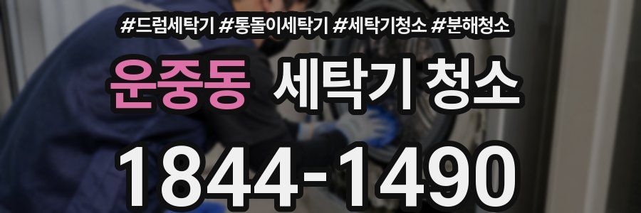 운중동 세탁기 청소