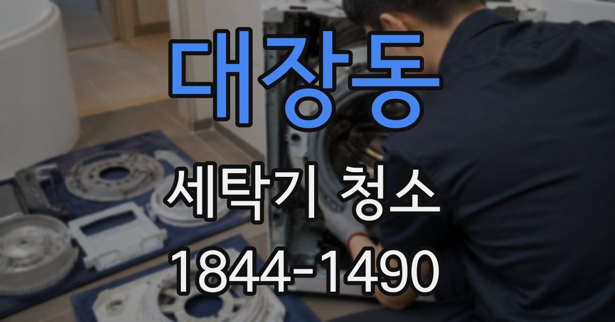 대장동 세탁기 청소