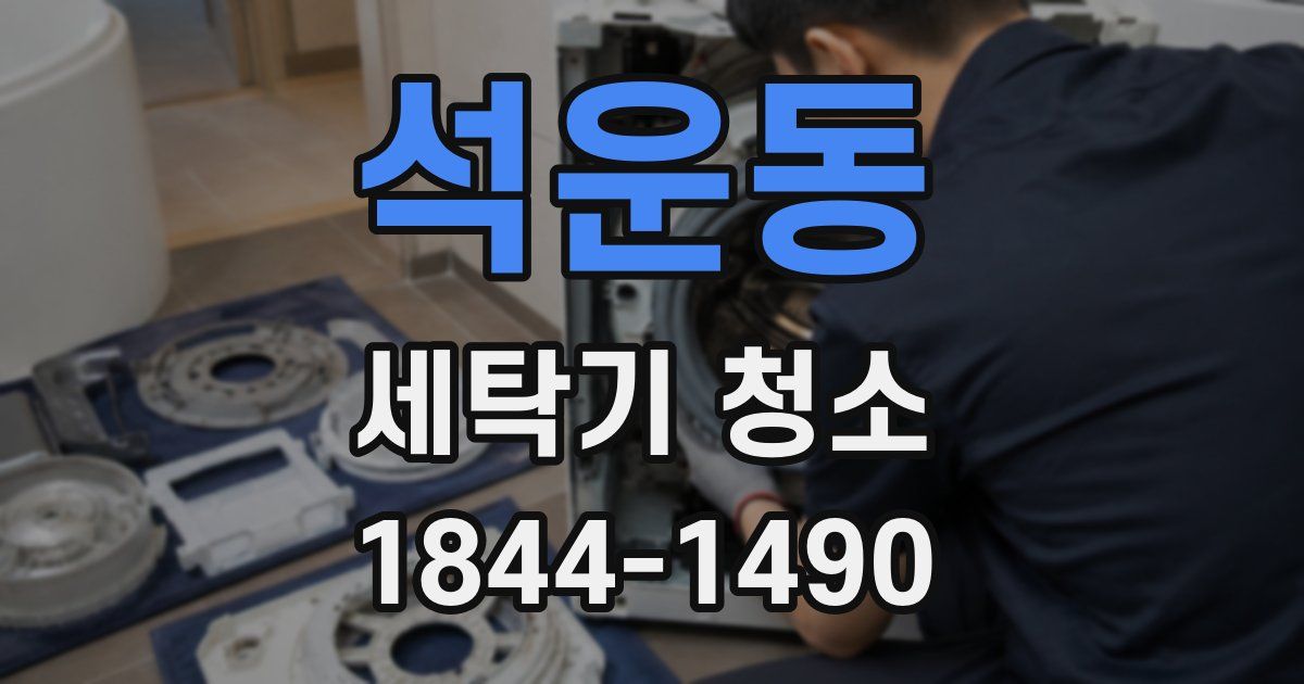 석운동 세탁기 청소