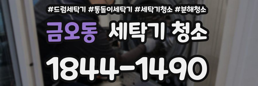 금오동 세탁기 청소