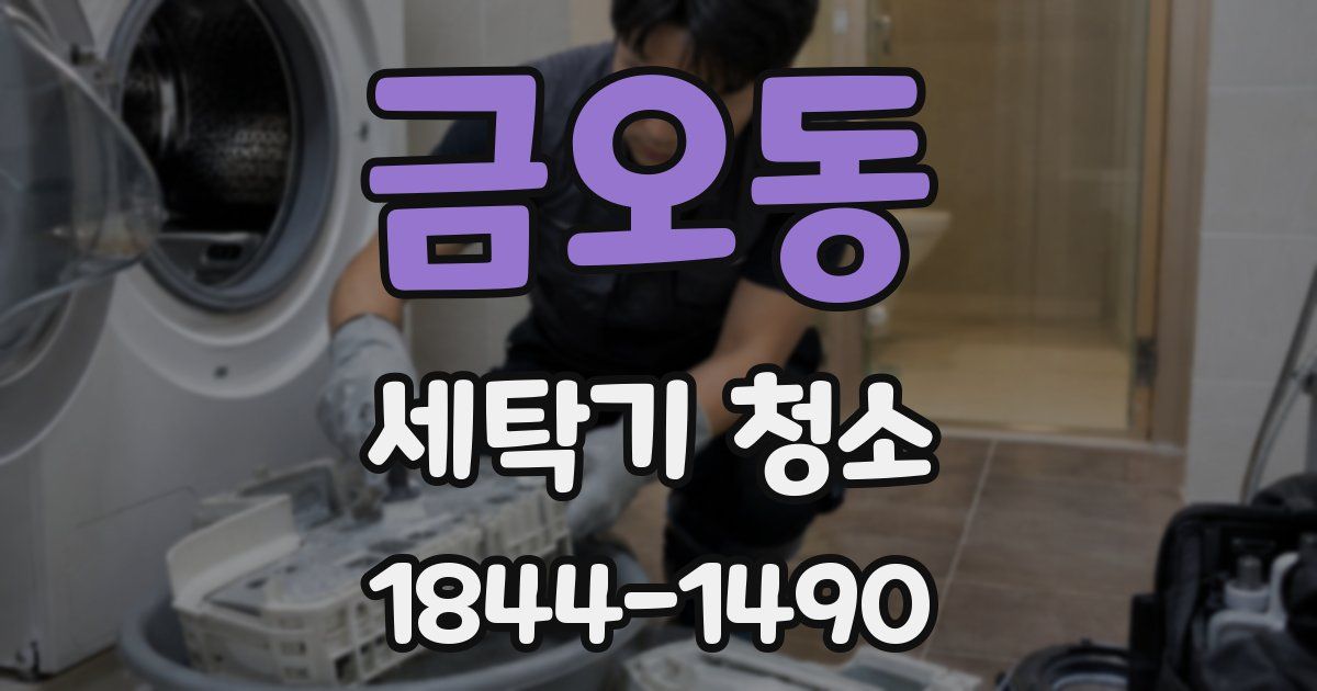 금오동 세탁기 청소