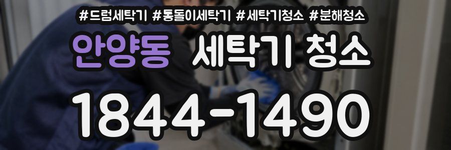 안양동 세탁기 청소