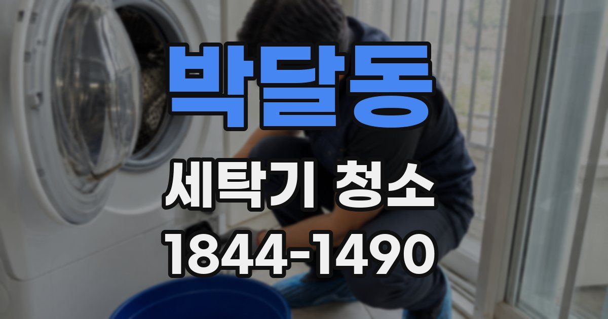 박달동 세탁기 청소