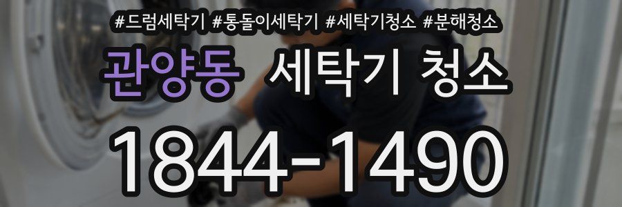 관양동 세탁기 청소