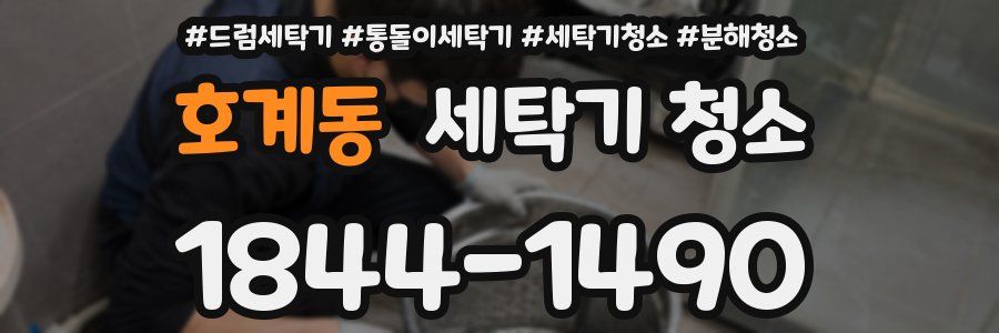 호계동 세탁기 청소