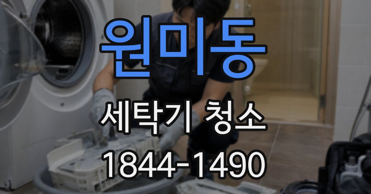 원미동 세탁기 청소