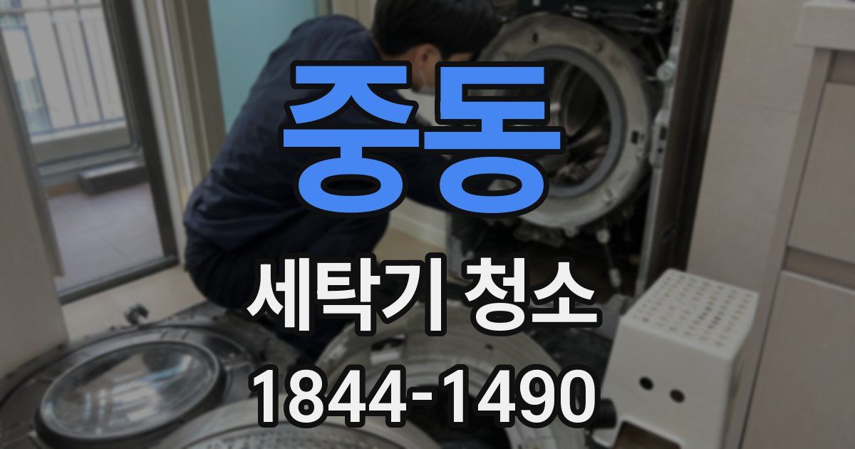 중동 세탁기 청소
