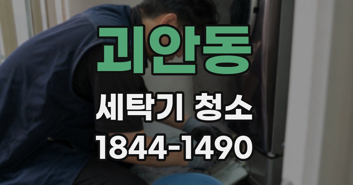 괴안동 세탁기 청소