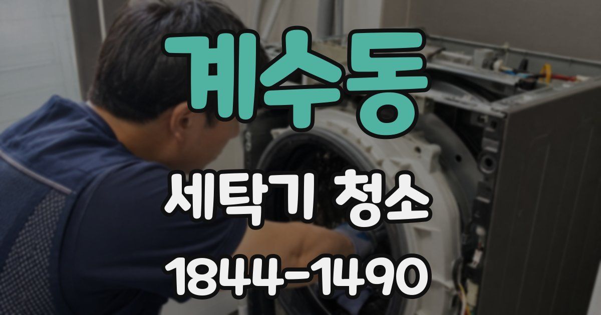 계수동 세탁기 청소