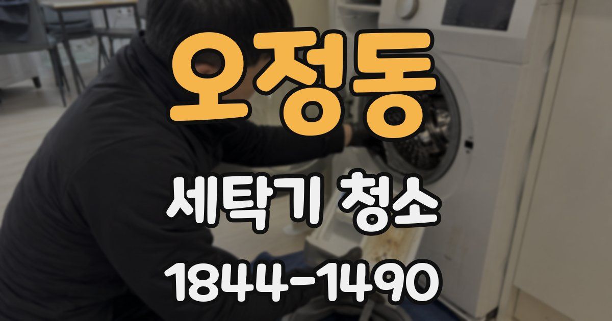 오정동 세탁기 청소
