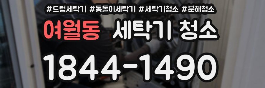 여월동 세탁기 청소