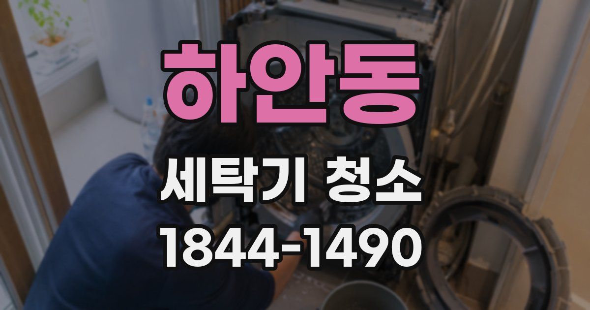 하안동 세탁기 청소