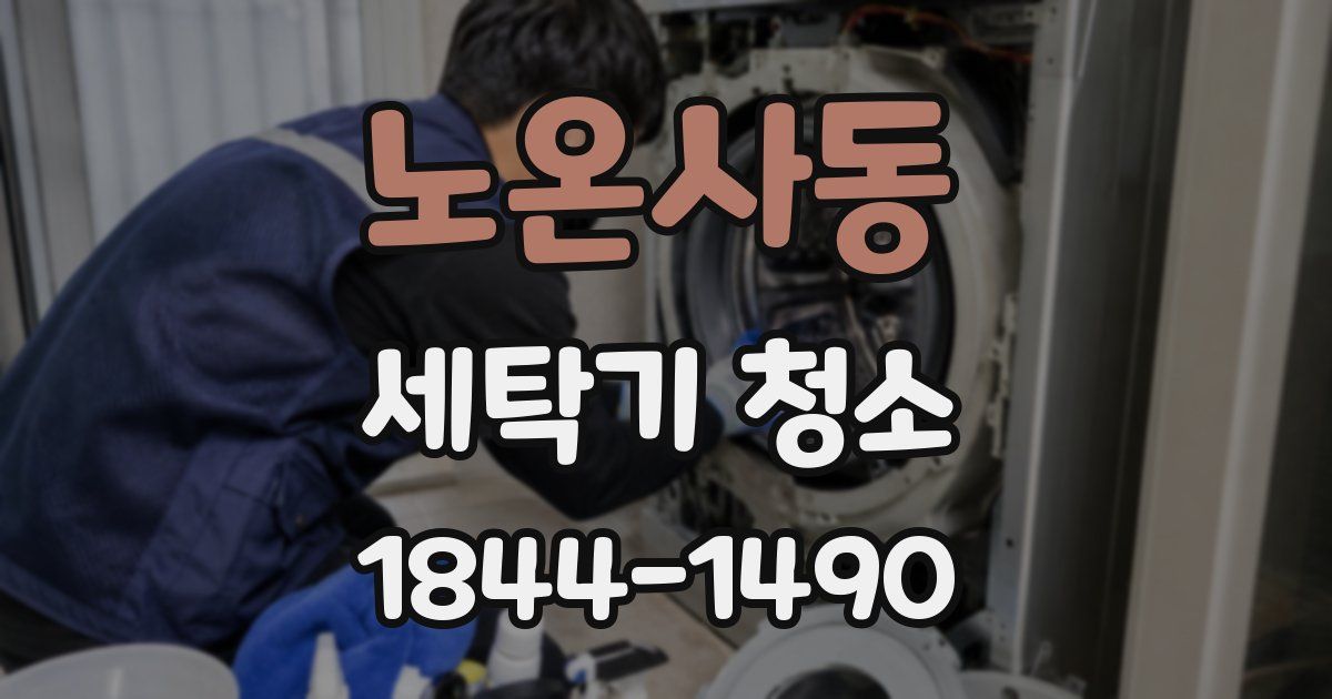 노온사동 세탁기 청소