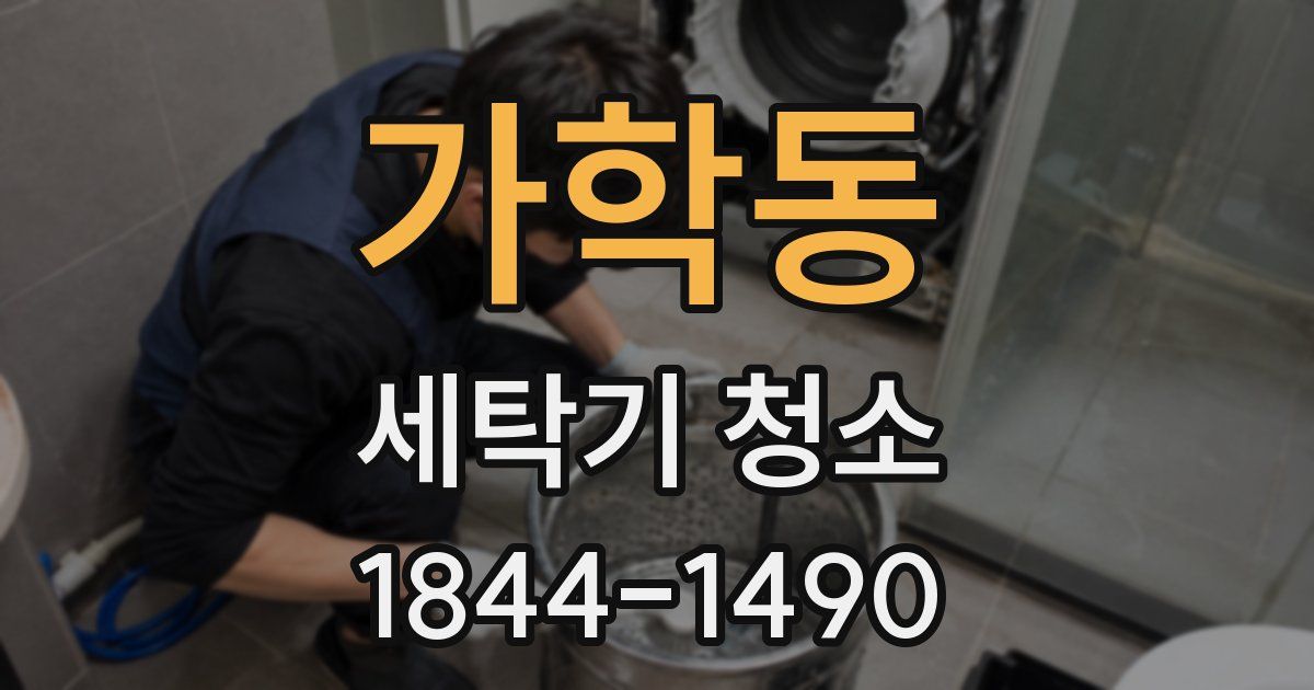 가학동 세탁기 청소