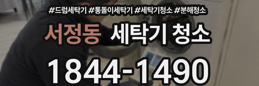 서정동 세탁기 청소