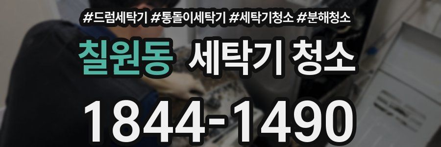 칠원동 세탁기 청소
