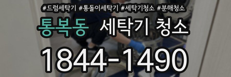 통복동 세탁기 청소