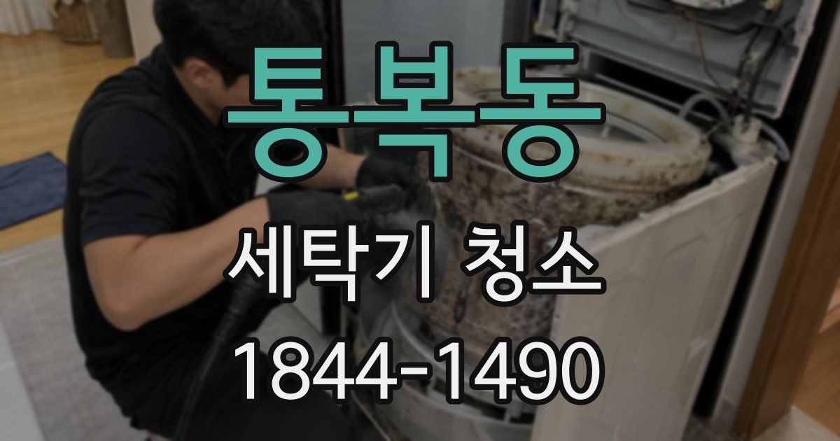 통복동 세탁기 청소