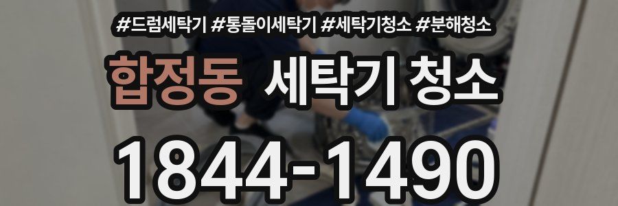 합정동 세탁기 청소
