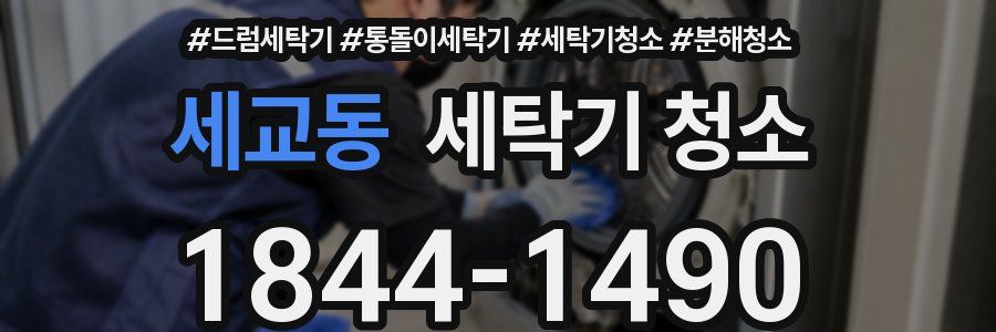 세교동 세탁기 청소