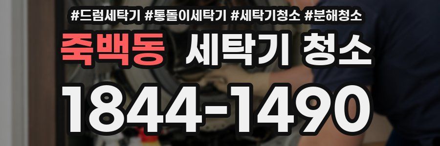 죽백동 세탁기 청소
