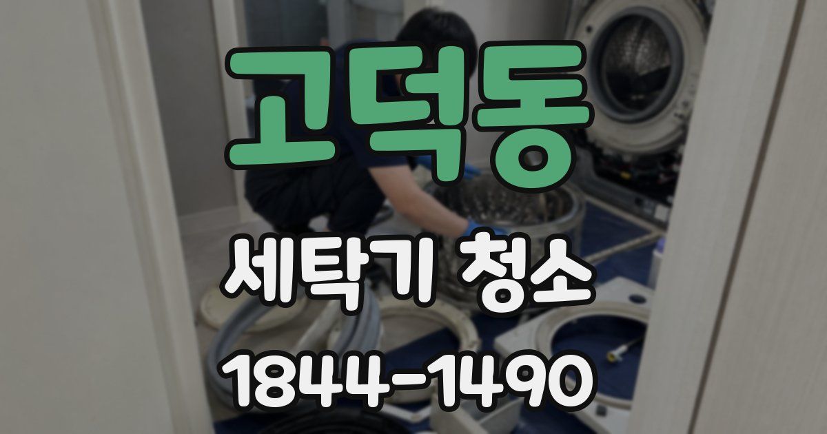 고덕동 세탁기 청소
