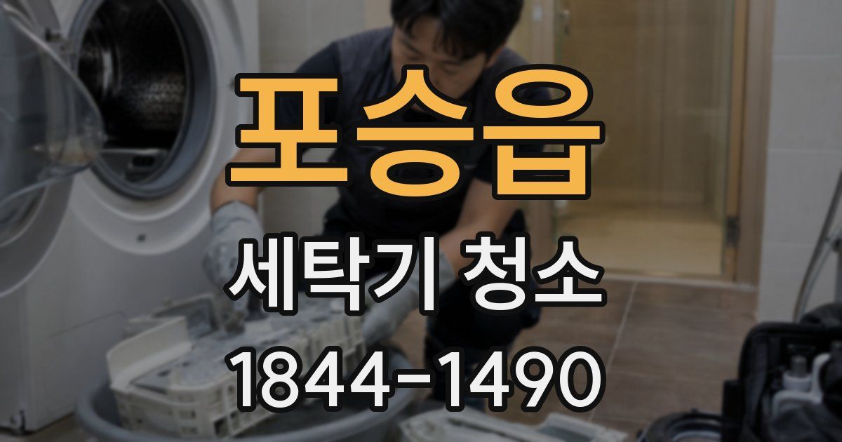 포승읍 세탁기 청소