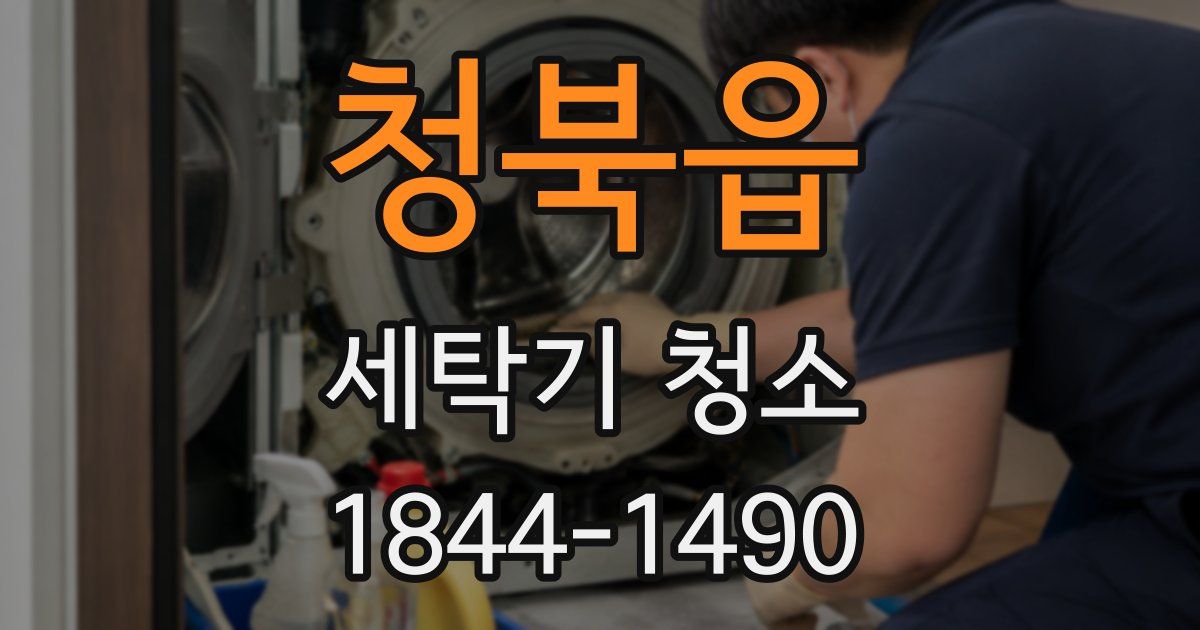 청북읍 세탁기 청소