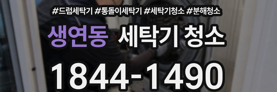 생연동 세탁기 청소