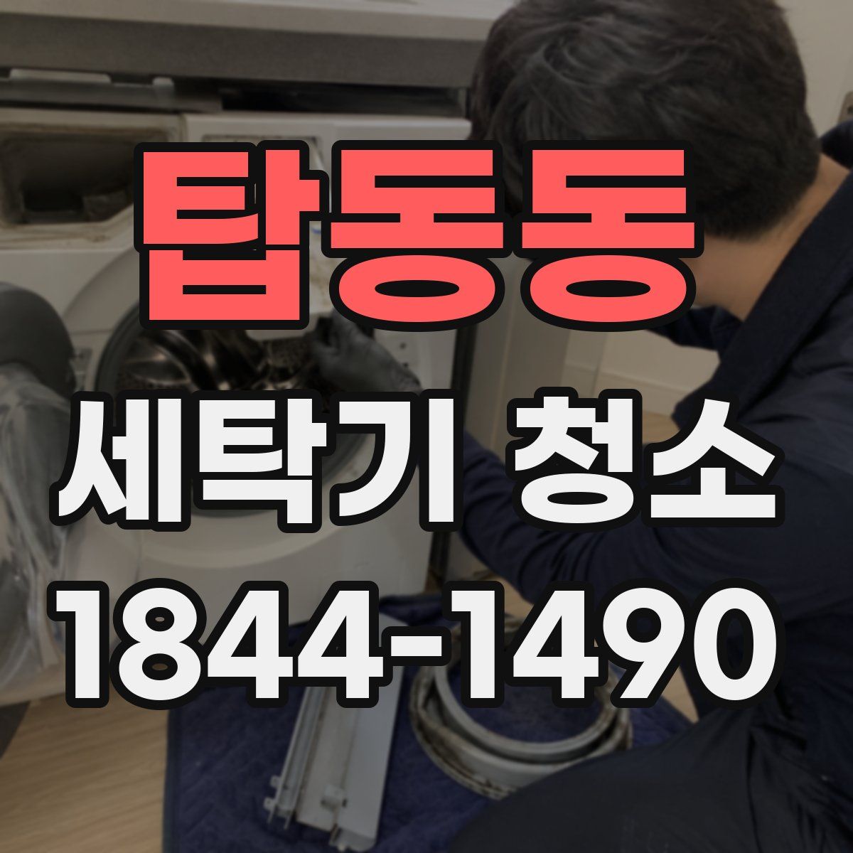 탑동동 세탁기 청소