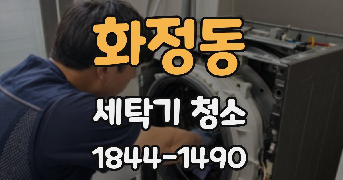 화정동 세탁기 청소