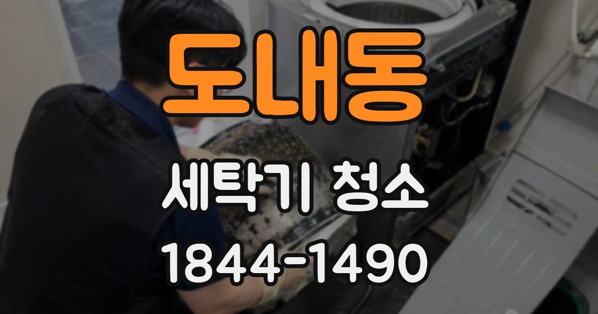 도내동 세탁기 청소