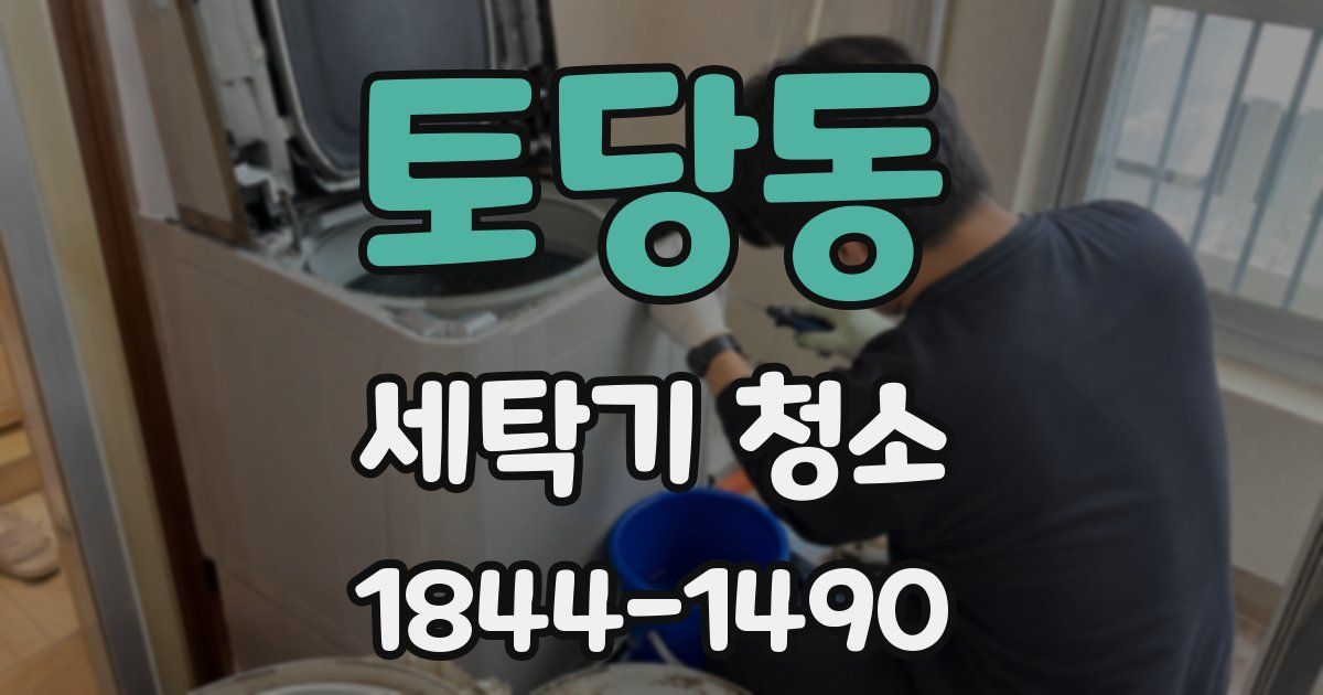 토당동 세탁기 청소