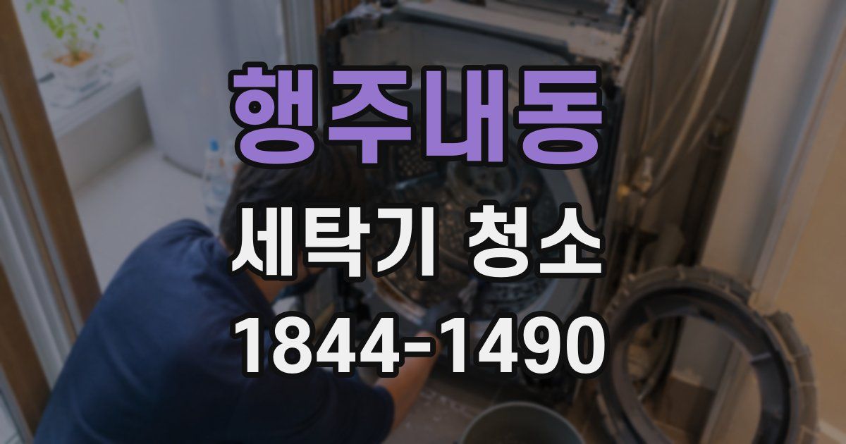 행주내동 세탁기 청소