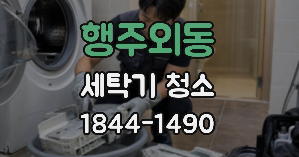 행주외동 세탁기 청소