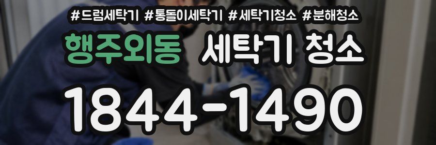 행주외동 세탁기 청소