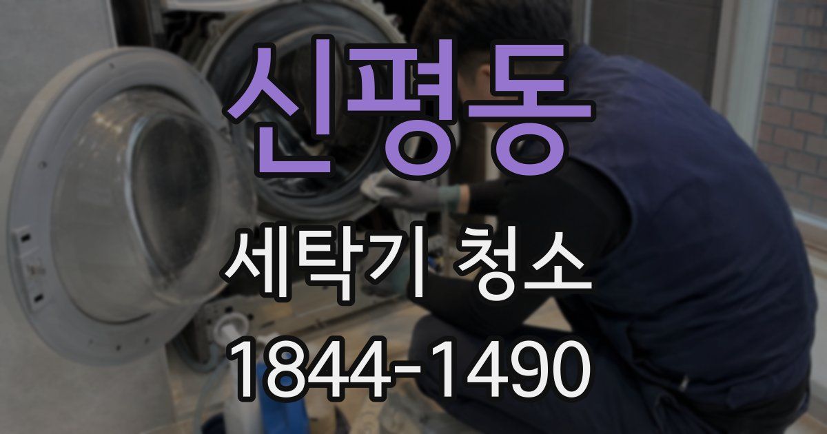 신평동 세탁기 청소
