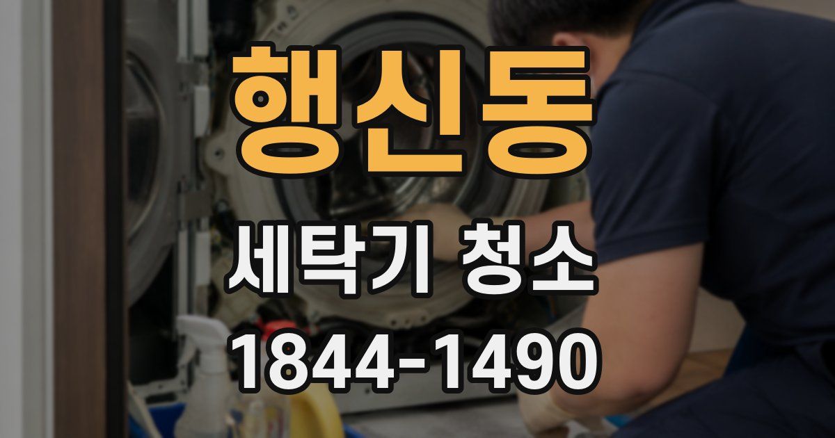 행신동 세탁기 청소
