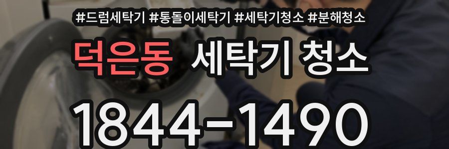 덕은동 세탁기 청소