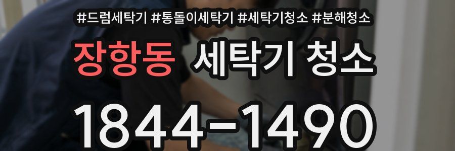 장항동 세탁기 청소