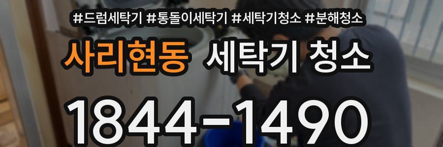 사리현동 세탁기 청소