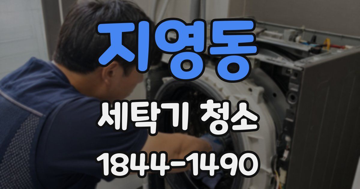 지영동 세탁기 청소