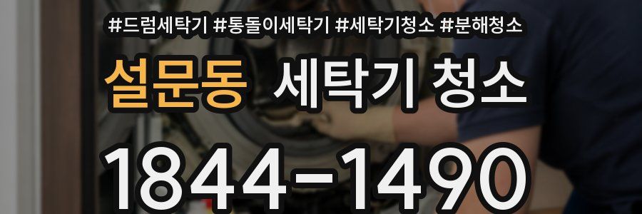 설문동 세탁기 청소