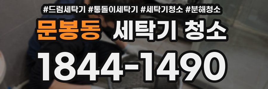 문봉동 세탁기 청소